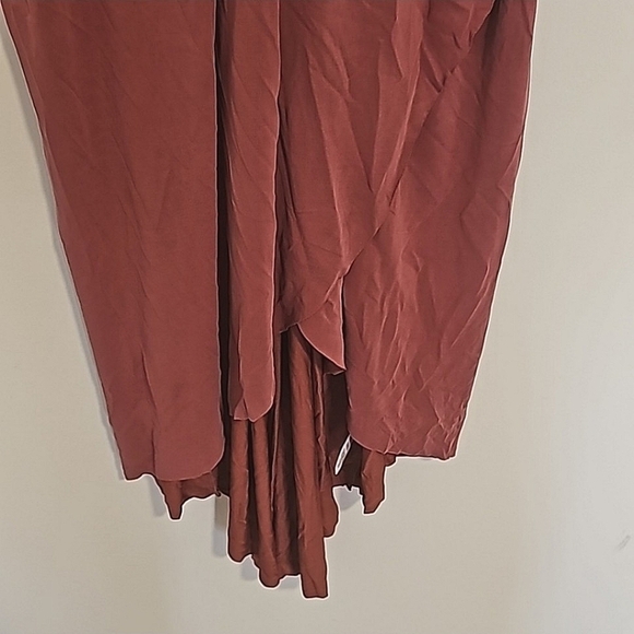[Lush] Women's High Low Dress in Rust Size Medium - Picture 4 of 8